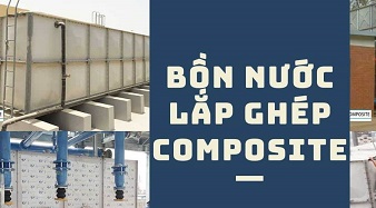 Bồn nước lắp ghép composite FRP