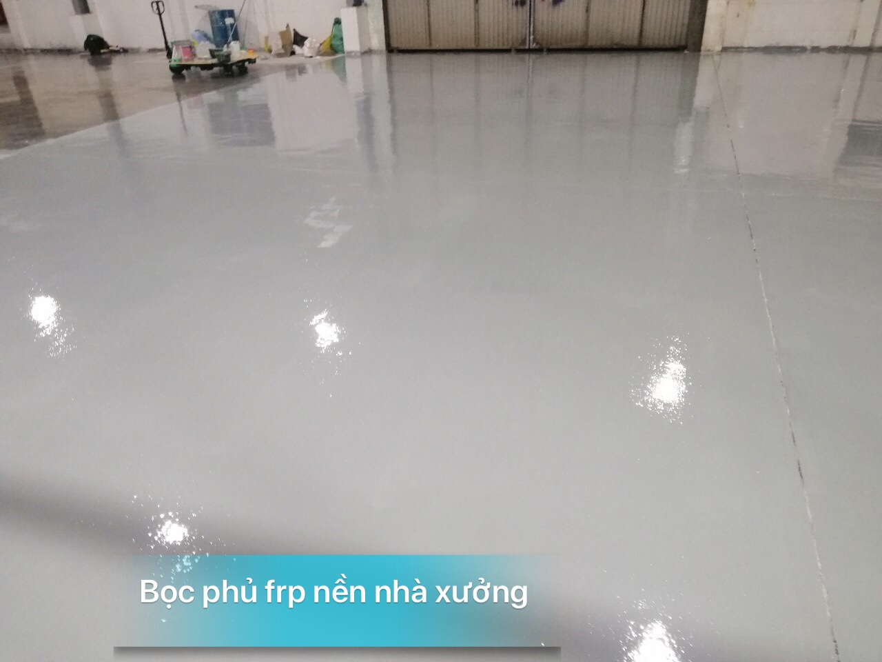 bọc phủ composite cho nền nhà xưởng 