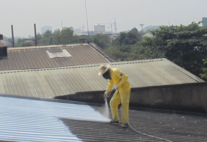 Sơn chống nóng mái tôn quận 8