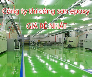 Thi công sơn nền nhà xưởng