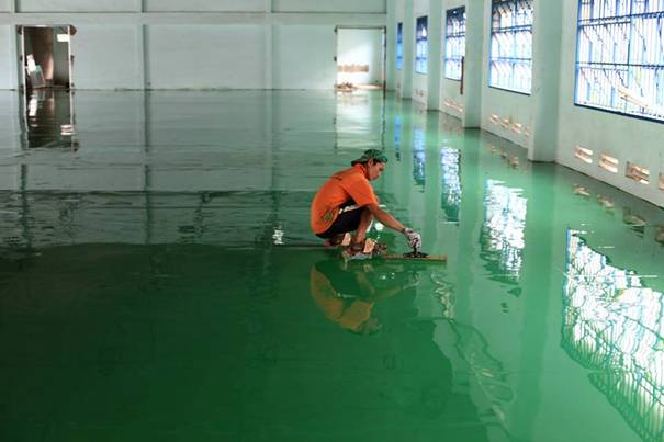 Nguyên nhân khiến sàn sơn epoxy nhanh hỏng