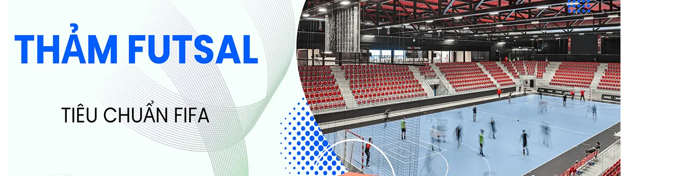 Thi công thảm sân bóng đá Futsal