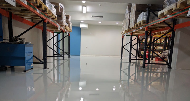 Thi công sơn Epoxy nhà máy sản xuất cáp