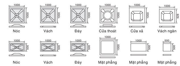 BỒN NƯỚC LẮP GHÉP COMPOSITE FRP