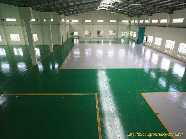 Công ty sơn sàn nhà máy tại tphcm