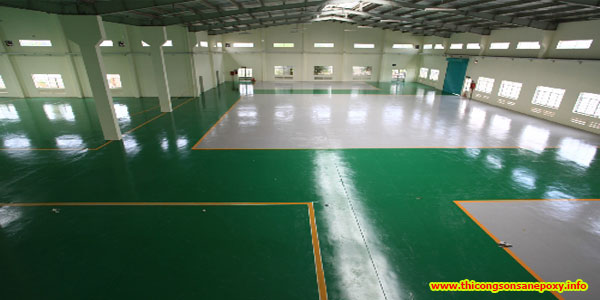 Lý do sơn epoxy cho nền nhà xưởng