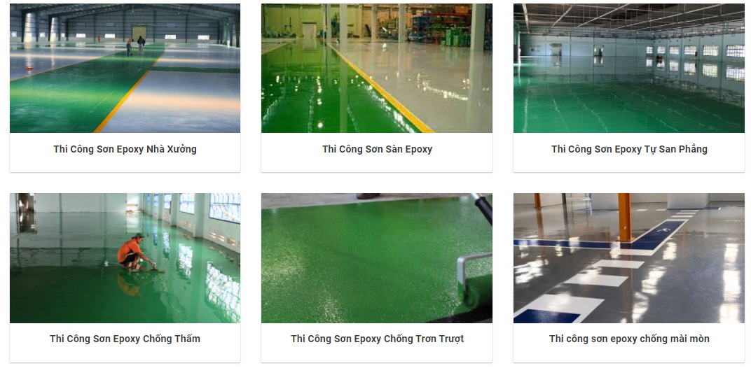 DỊch Vụ Thi Công Sơn Epoxy 