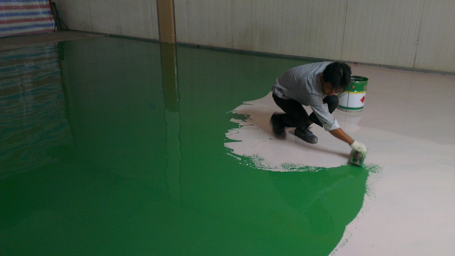 Quy trình thi công sơn epoxy hệ Tự San Phẳng