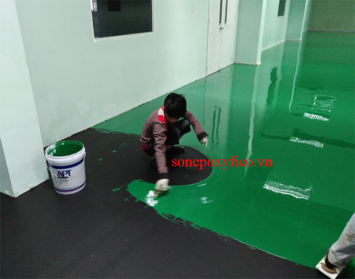 Thi Công Sơn Sàn Epoxy Chống Tĩnh Điện