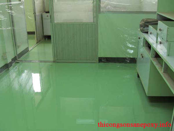 Sơn epoxy tự san phẳng gốc nước