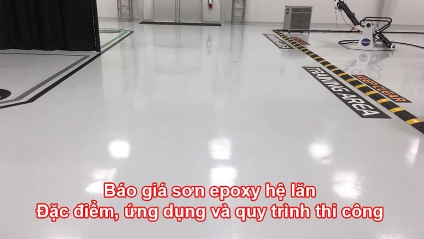 Sơn Sàn Epoxy Hệ Lăn