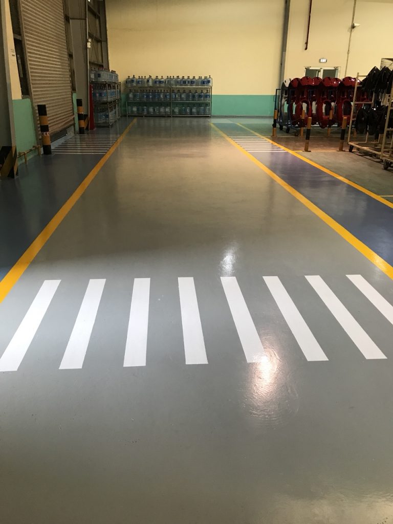 Thi Công Sơn Epoxy Kẻ Vạch – Đường Line