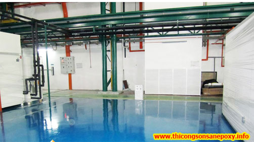 Sơn epoxy nhà máy sản xuất linh kiện điện tử