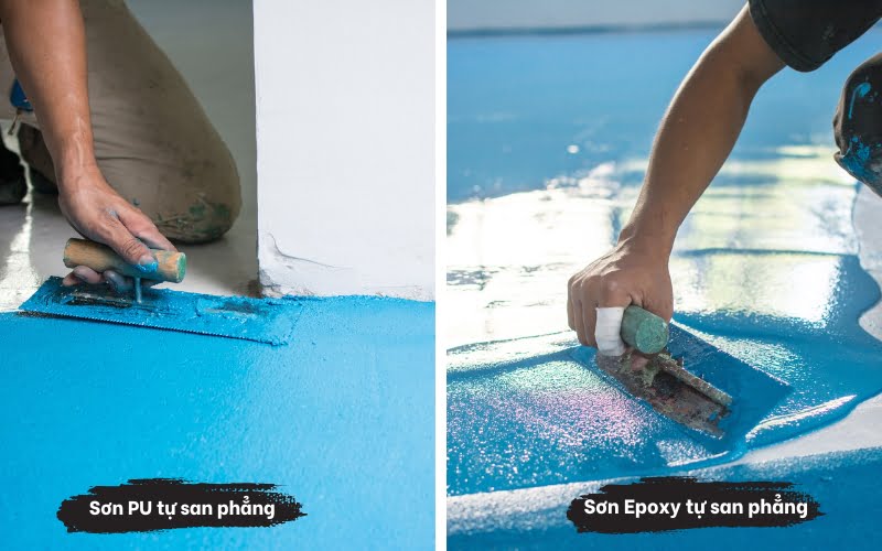 Sơn Epoxy Tự San Phẳng Trọn Gói