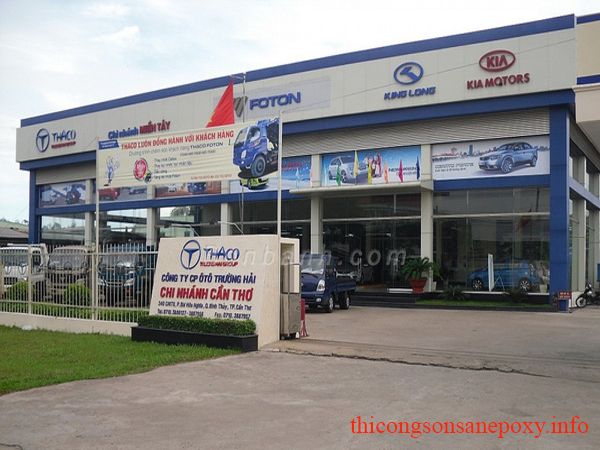 sơn nền garage ô tô