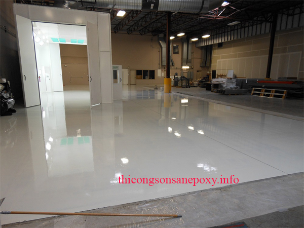 Sơn sàn epoxy nền nhà xưởng