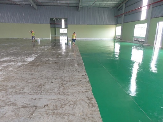 Sơn nền Epoxy nhà xưởng