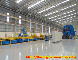 Phương pháp thi công sơn phủ epoxy