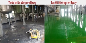 Thi công sơn epoxy giá rẻ uy tín 