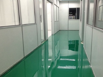 Thi công sơn sàn epoxy hệ lăn