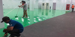 Sơn Epoxy nền nhà xưởng 