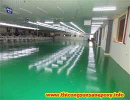 Làm sao để sơn epoxy tại KCN Dệt May Bình An