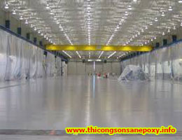 Sơn epoxy tại KCN Sóng Thần