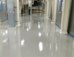 Sàn nhà máy hóa chất đã được phủ SƠN EPOXY