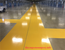 Sơn sàn epoxy nền nhà xưởng